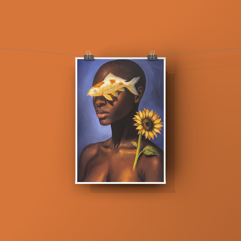 IN THE GARDEN OF THE BLIND - SUNFLOWER (PRINT)